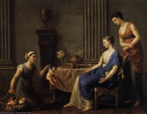 La Marchande D'amours — Joseph-marie Vien