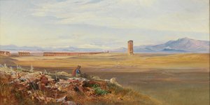 Campagna Di Roma, The Alexandrine Acqueducts — Edward Lear