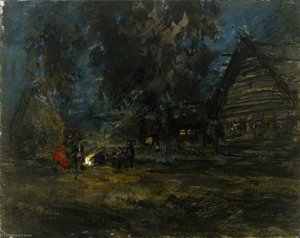 Sketch Of A Russian Village — 콘스탄틴 코로빈