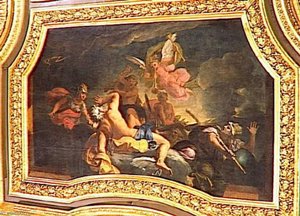 La Terreur, La Crainte Et L'epouvante S'emparant Des Puissances De La Terre — René Antoine Houasse