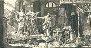St. Gervais And St. Protais Appearing To St. Ambrose — Philippe De Champaigne