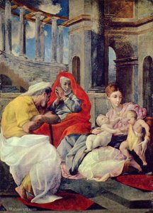 Holy Family And St. Elizabeth — Pellegrino Tibaldi
