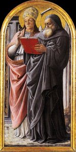 Sts Gregory And Jerome — Filippo Di Tommaso Lippi