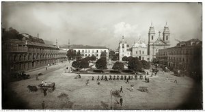 Paço Imperial, On The Left; In The Center, Carmo Convent And Church And The Ordem Terceira Do Carmo Church In The Center — Marc Ferrez