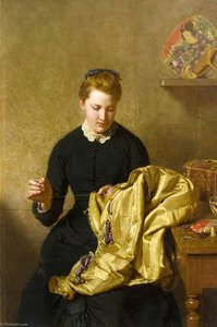 The Little Seamstress — John Faed