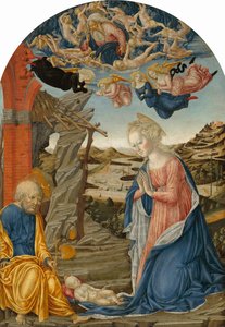 The Nativity, With God The Father Surrounded By Angels And Cherubim — Francesco Di Giorgio Martini