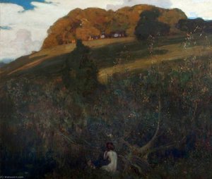 A Mystic Pool — Alfred East