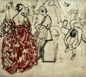 Sketch Of Dancers — Dame Laura Knight