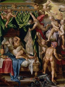 Mars And Venus Surprised By The Gods — Joachim Anthonisz Wtewael