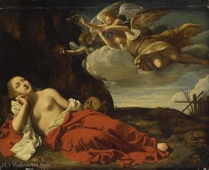 Penitent Mary Magdalene — Guido Cagnacci