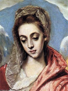 The Holy Family (detail) — El Greco