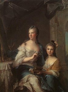 Madame Marsollier And Her Daughter — Marc Nattier