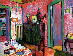 Innenraum (mein Esszimmer) — Wassily Wassilyevich Kandinsky