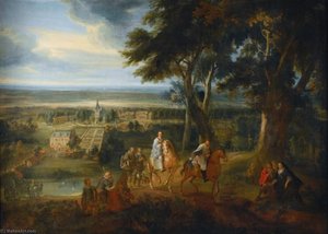 Rudolf Von Habsburg Handing Over His Horse To A Priest — Jacques D' Arthois