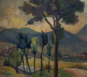 Trees In A Landscape — Paula Fischer