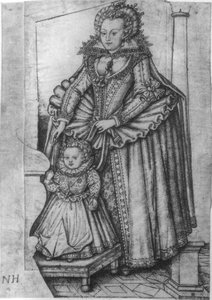 Elizabeth Stuart, Electress Palatine, And Her Son Frederick Henry — Nicholas Hilliard