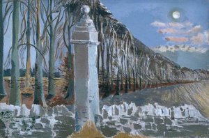 Pillar And Moon — Paul Nash