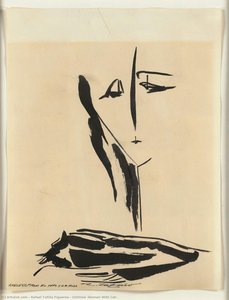Untitled (woman With Cat) — Rafael Tufiño Figueroa