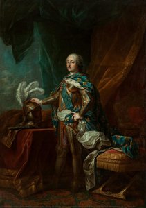 King Louis Xv With Armor In His Tent (el Rey Luis Xv Con Armadura En Su Tienda) — Jean-baptiste Van Loo