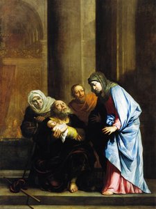 Simeon With The Infant Jesus — Benjamin West