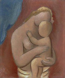 Mother With Child — Galanda Miklós