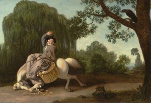 The Farmer's Wife And The Raven, From John Gay's 'fables' — George Stubbs
