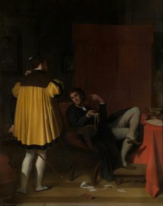 Aretino And The Envoy Of Charles V — Jean-auguste-dominique Ingres