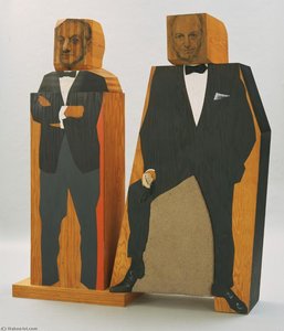 Portrait Of Sidney Janis Selling — Marisol Escobar