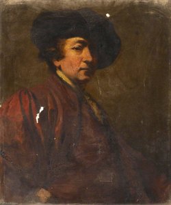 Self Portrait By Sir Joshua Reynolds In The Robes Of A Dcl Oxford (copy Of Joshua Reynolds) — Richard Augustus Clack