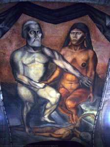 Cortés And La Malinche — José Clemente Orozco