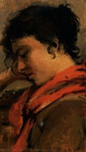 Young Peasant Woman — Silvestro Lega