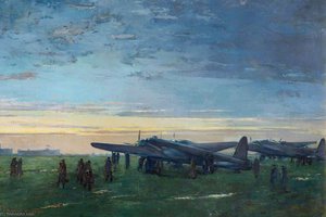 Wellingtons At Dusk — Charles Ernest Cundall