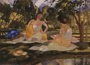 On The Grass — Konstantin Andreevic Somov