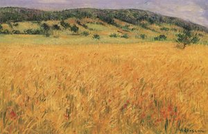 Le Champ De Ble — Gustave Loiseau