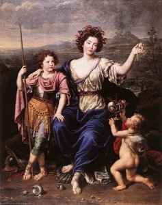 The Marquise De Seignelay And Two Of Her Children — Pierre Mignard