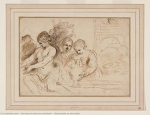 Bathshéba Au Bain — Guercino