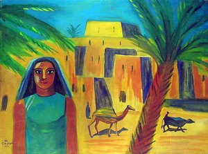 Villaggio Fellah — Martiros Saryan