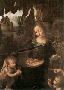 Kayaların Bakiresi (detay) — Leonardo Da Vinci