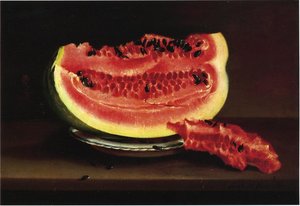 Still Life With Watermelon — Sarah Miriam Peale