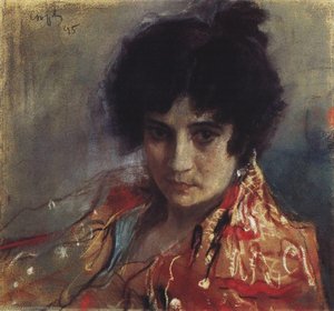 Portrait Of An Unknown — Valentin Alexandrovich Serov