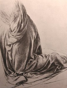 Drawing Of Drapery — Leonardo Da Vinci