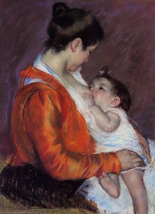 Louise Nursing Her Child — Mary Stevenson Cassatt