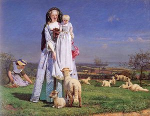 Pretty Baa-lambs — Ford Madox Brown