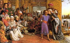 The Finding Of The Saviour In The Temple — William Holman Hunt