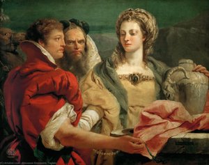 Rebecca At The Well — Giovanni Domenico Tiepolo