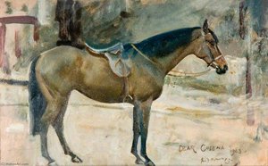 'chère Cheena', Un Baie Chasseur — Sir Alfred James Munnings