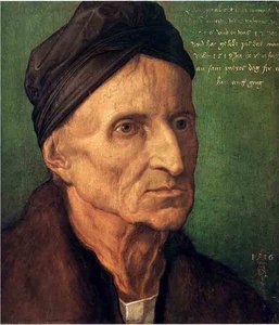 Porträt Von Michael Wolgemut, Berlin Smpk — Albrecht Dürer