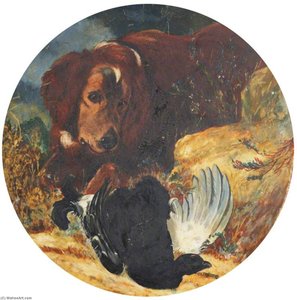 Black Cock And A Setter — Rosalie Chichester