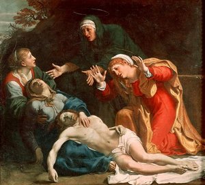 Il Cristo Morto Doluto (le Tre Marie) — Annibale Carracci