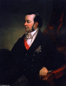 Charles Theophilus Metcalfe, Baron Metcalfe (after Alvah Brandish) — Cornelius David Krieghoff
